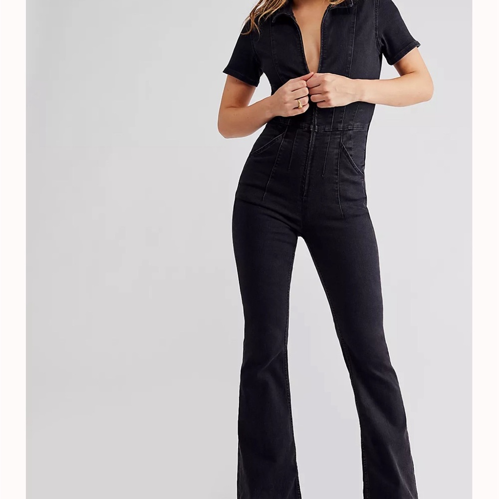 Free People Jean Jumpsuit still on their site! Worn once